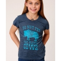 Roper® Girls' Don't Pet Fluffy Cows Tee