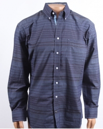 Rough Stock® by Panhandle Slim Men's Horizontal Stripe LS Shirt