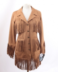 Powder River Outfitters Ladies' Micro Suede Fringe Jacket