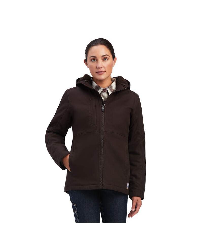 Ariat® Ladies' Rebar Duracanvas Sherpa Jacket - Fort Brands