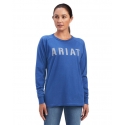 Ariat® Ladies' Rebar CS Graphic Block LS Tee