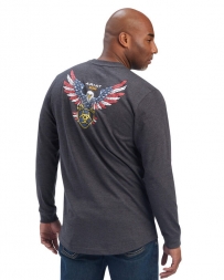 Ariat® Men's Rebar CS American Raptor LS Tee