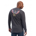 Ariat® Men's Rebar CS American Raptor LS Tee