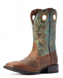 Ariat® Men's Sport Rodeo Loco Brown/Turq