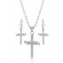 Montana Silversmiths® Ladies' Sparkling Nail Cross Set