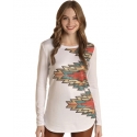 Rock and Roll Cowgirl® Ladies' LS Aztec Tunic Top