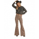 Rock and Roll Cowgirl® Ladies' Hi Rise Aztec Bell Bottom