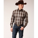 Roper® Men's Amarillo Plaid LS Shirt - Big and Tall