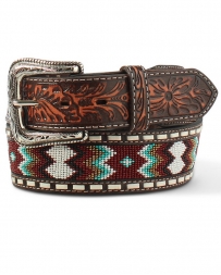 Ariat® Men's Embossed Beaded Belt