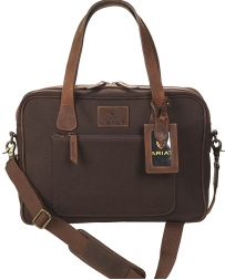Ariat® Leather/Canvas Briefcase