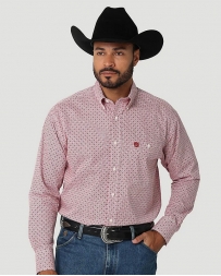 George Strait® Men's LS 1 Pocket Button Print