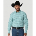 George Strait® Men's LS 2 Pocket Button Plaid