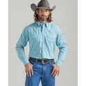 George Strait® Men's LS 2 Pocket Snap Stripe