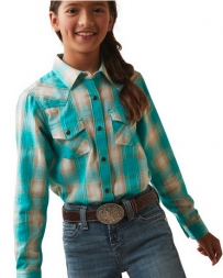 Ariat® Girls' Ojai Plaid L/S Shirt