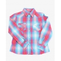 Panhandle® Girls' LS Plaid Snap Shirt