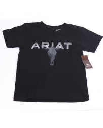 Ariat® Boys' SS Tee Logo Skull
