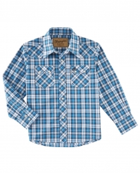 Wrangler Retro® Boys' LS Snap Plaid Shirt