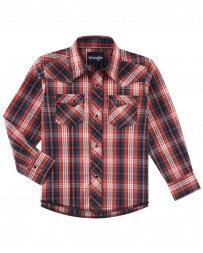 Wrangler® Boys' Fashion Snap Shirt