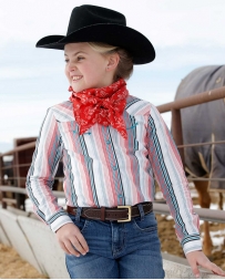 Cruel® Girls' Striped Western Top