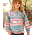 Cruel® Girls' Ruffle Shoulder Serape Shirt