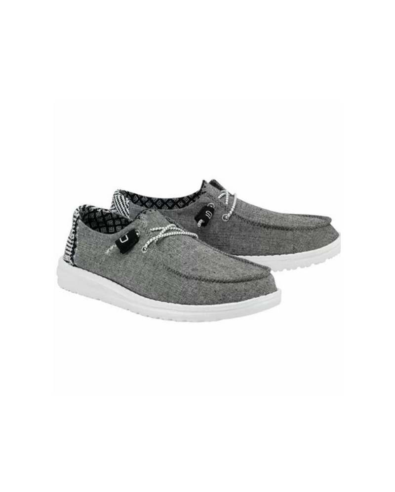 Hey Dude Shoes® Kids' Wendy Chambray Onyx Youth - Fort Brands