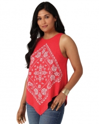 Wrangler Retro® Ladies' Bandana Pointed Hem Tank