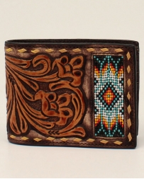 M&F Western Products® Men's Beaded Inlay Bifold Wallet