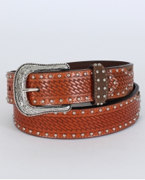 Men's Crazyhorse Basket Weave Belt