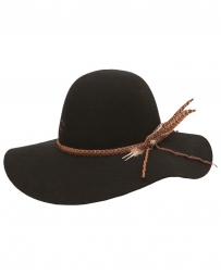 Charlie 1 Horse® Ladies' Wonderlust Wool Black Hat