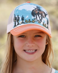 Cruel® Girls' Western Print Trucker Cap