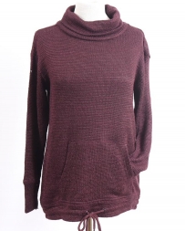 Kerenhart® Ladies' Wine Cowl Neck Pullover