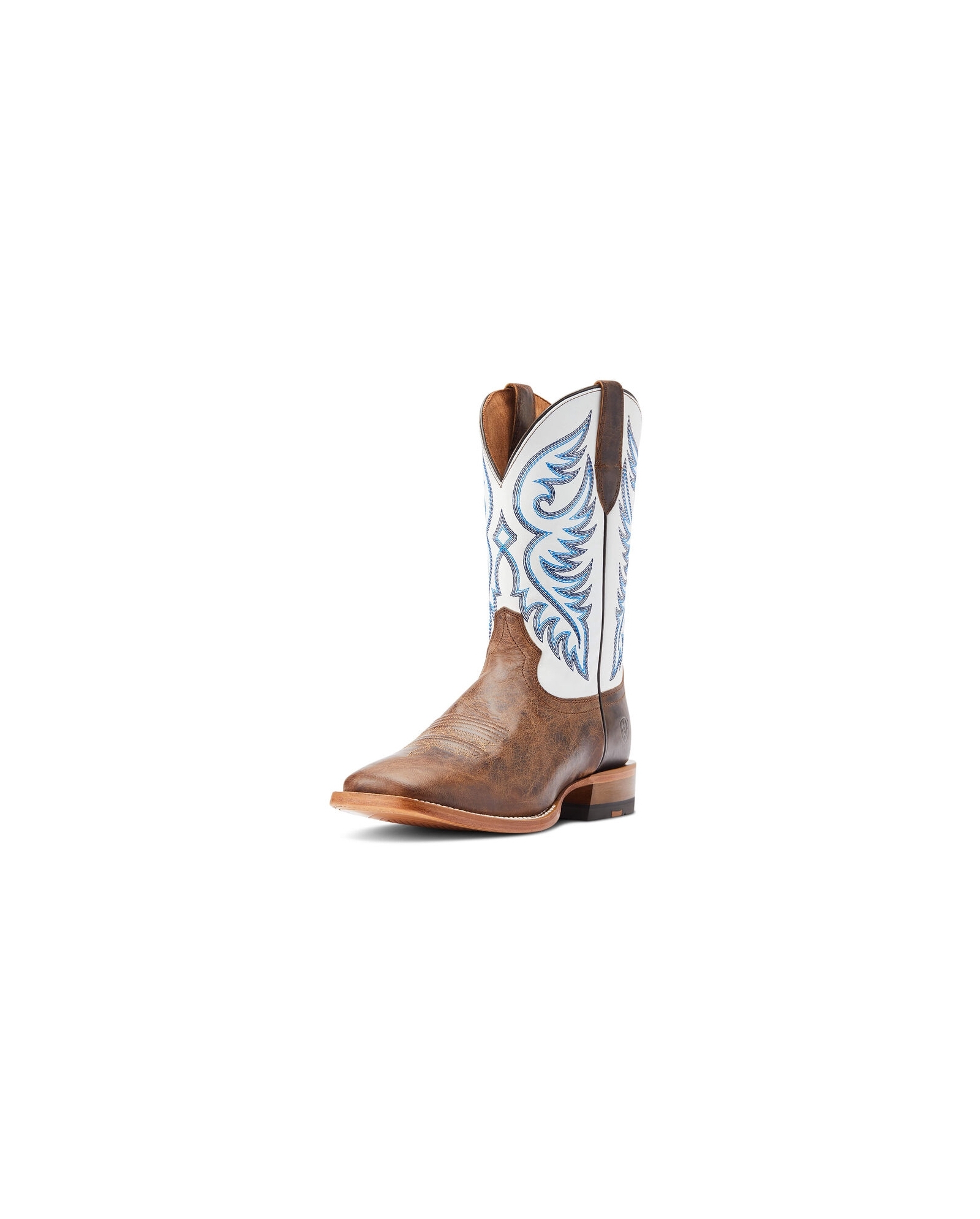 Ariat ウェスタンブーツ Ariat® Men's Wiley Pecan Brown/White Top - Fort Brands
