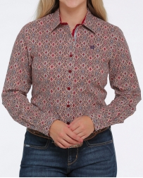Cinch® Ladies' Western LS Button Down Shirt