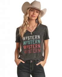 Rock and Roll Cowgirl® Ladies' Western Graphic Tee