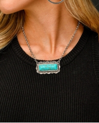 West & Co.® Ladies' Turquoise Bar Necklace