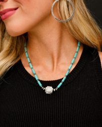 West & Co.® Ladies' Southwest Bead Turq Necklace