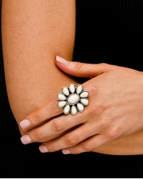 West & Co.® Ladies' Ivory Cluster Ring