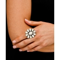 West & Co.® Ladies' Ivory Cluster Ring