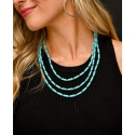 West & Co.® Ladies' 3 Layer Turquoise Necklace