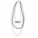 West & Co.® Ladies' 3 Layer Bead Chain Necklace