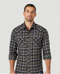 Wrangler Retro® Men's LS Snap Plaid Flannel Modern Fit