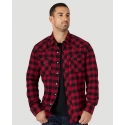Wrangler Retro® Men's LS Snap Plaid Flannel Modern Fit