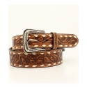 Nocona Belt Co.® Men's Floral Buckstitch Belt