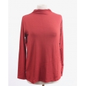 Ladies' LS Ribbed Funnel Neck Top