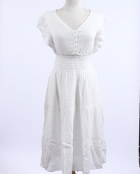 Kerenhart® Ladies' Off White Cap Sleeve Dress