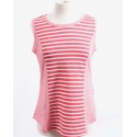 Ladies' Red/White Striped Tank