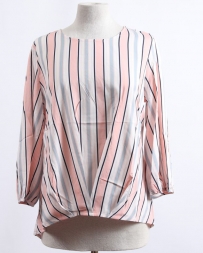 Ladies' Tailored Stripe Top