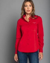 Kimes Ranch® Ladies' KR Team Shirt Red