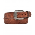 3D Belt Company® Men's Vintage Ostrich Print Belt - Big