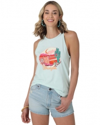 Wrangler Retro® Ladies' Desert Logo Goddess Neck Tank